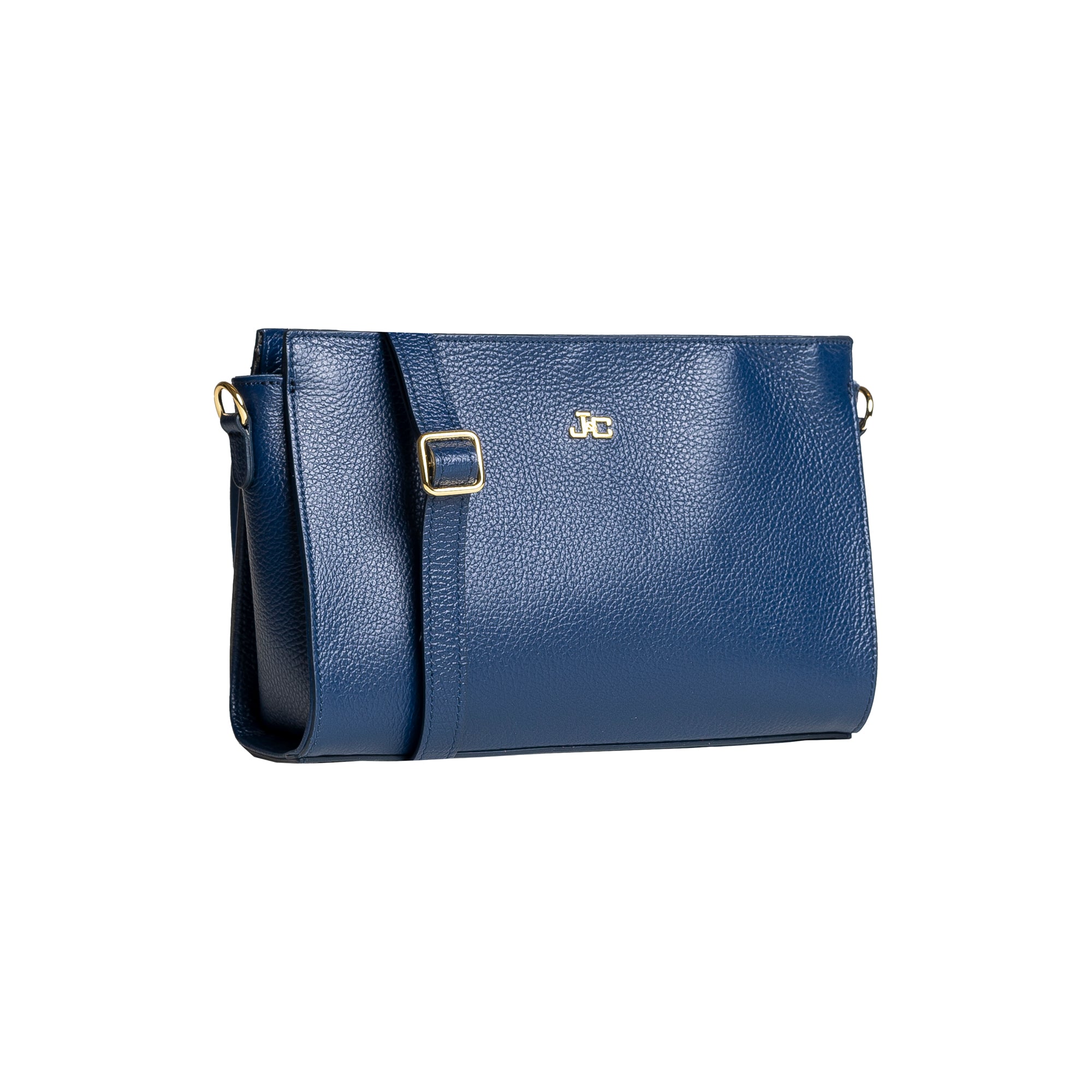 Betty | Borsa a Tracolla in Vera Pelle | Blu | Realizzata a Mano a Firenze