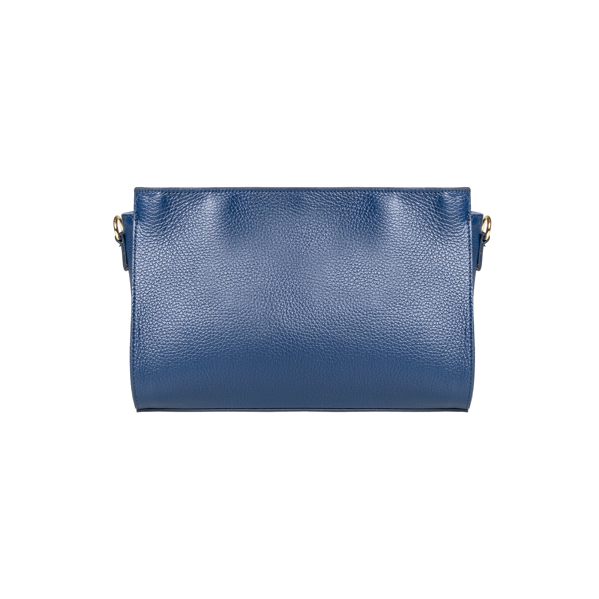 Betty | Borsa a Tracolla in Vera Pelle | Blu | Realizzata a Mano a Firenze