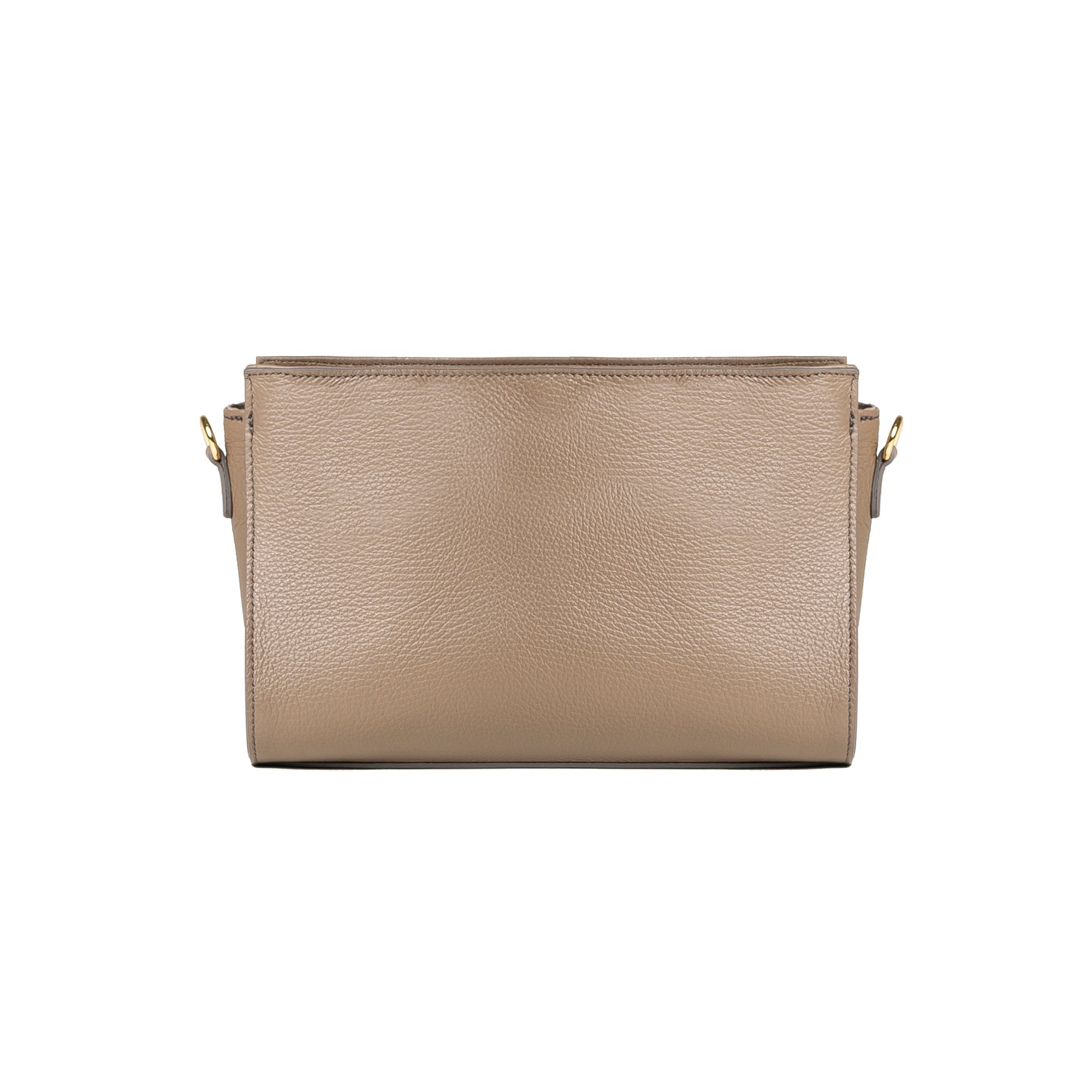 Betty | Borsa a Tracolla in Vera Pelle | Taupe | Realizzata a Mano a Firenze