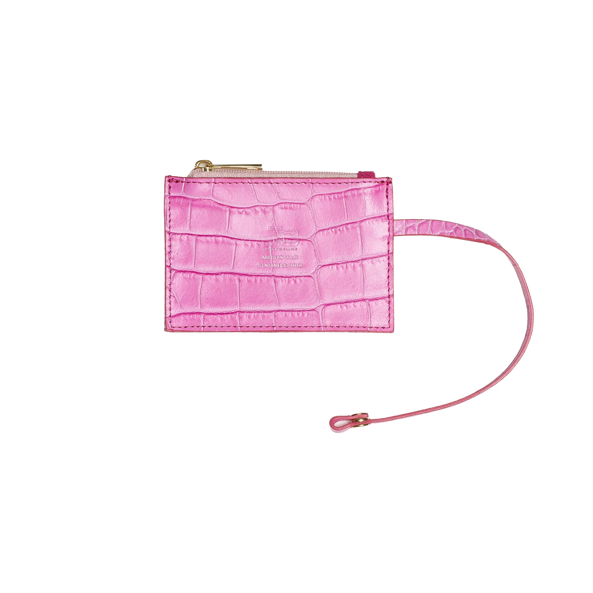 Ada | Pochette in Vera Pelle | Cocco Rosa | Realizzata a mano a Firenze