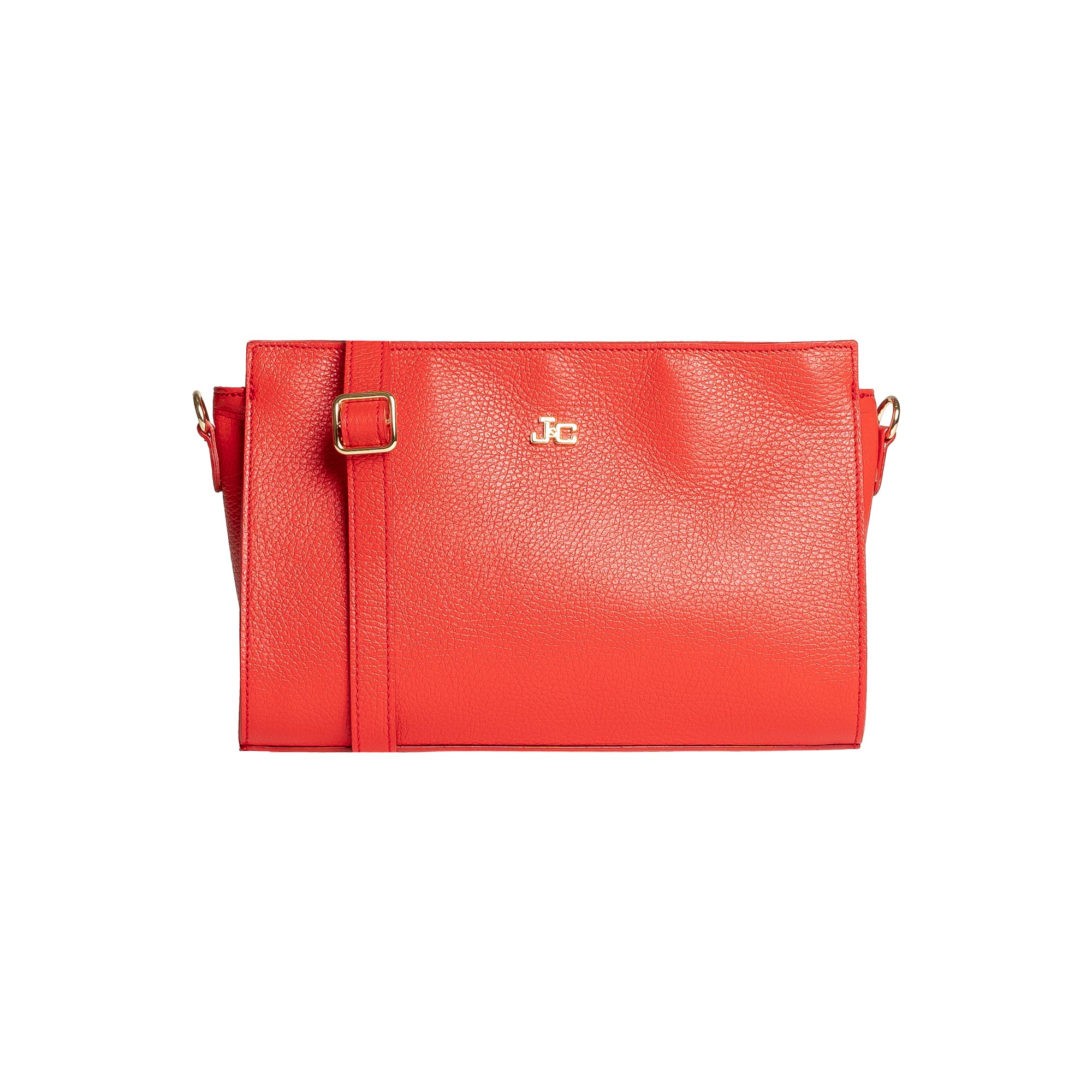 Betty | Borsa a Tracolla in Vera Pelle | Rosso | Realizzata a Mano a Firenze