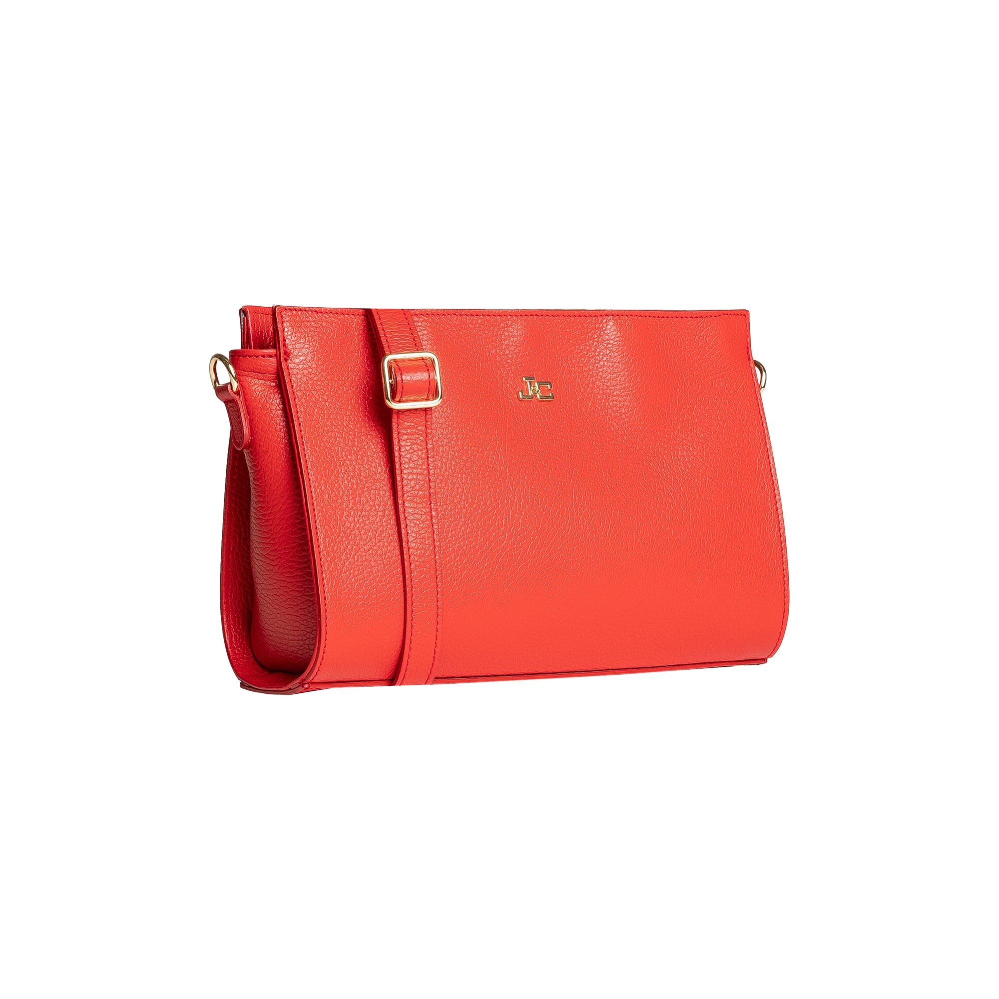 Betty | Borsa a Tracolla in Vera Pelle | Rosso | Realizzata a Mano a Firenze