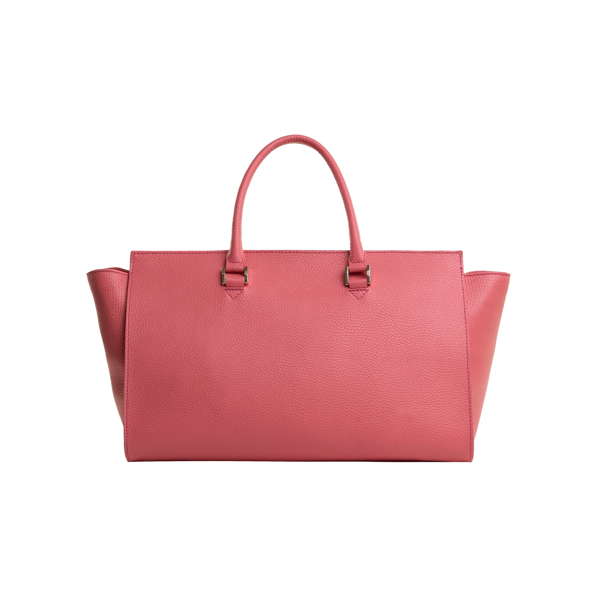 Katy Classic | Borsa Shopper in Vera Pelle | Bubble Gum | Realizzata a Mano a Firenze